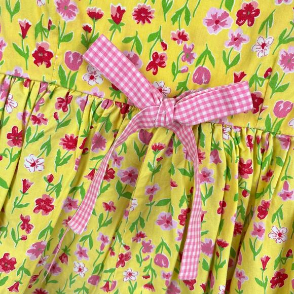 Vintage Luli & Me Smocked Floral Romper 4T - Picture 8 of 10